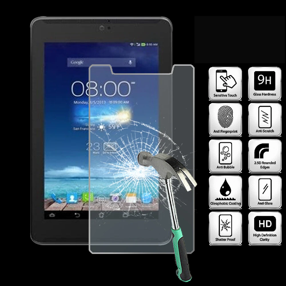 For ASUS Fonepad 7 ME372CG Tablet Tempered Glass Screen Protector Cover Explosion-Proof Anti-Scratch Screen Film
For ASUS Fonepad 7 ME372CG Tablet Tempered Glass Screen Protector Cover Explosion-Proof Anti-Scratch Screen Film