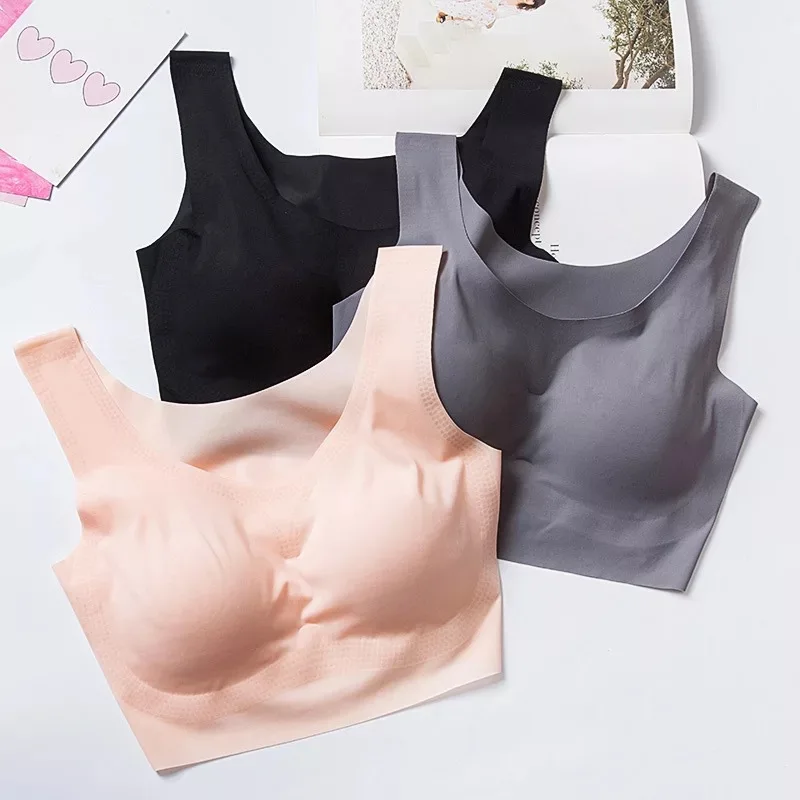 Roseheart Women Fashion Skin Gray Wireless Bra Padded Push Up One-Piece Bras Female Seamless Full Cup A B C Plus Size Lingerie 
Roseheart Women Fashion Skin Gray Wireless Bra Padded Push Up One-Piece Bras Female Seamless Full Cup A B C Plus Size Lingerie