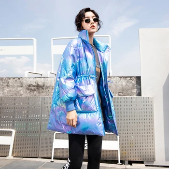 Heydress 2020 Women Gradient Color Fashion Thick White Duck Down Coats Lady pocket Drawstring Female Casual Outwear Warm Parkas
Heydress 2020 Women Gradient Color Fashion Thick White Duck Down Coats Lady pocket Drawstring Female Casual Outwear Warm Parkas