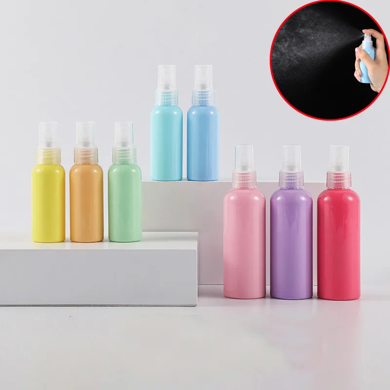 2020 Popular 50ml Plastic Empty Spray Bottle Macaron Color Refillable Press Pump Perfume Atomizer Travel Oils Liquid Containers
2020 Popular 50ml Plastic Empty Spray Bottle Macaron Color Refillable Press Pump Perfume Atomizer Travel Oils Liquid Containers
