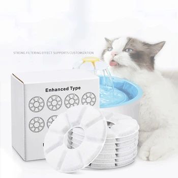 Pet Cat Water Fountain Filter Replacement Carbon Filter Pad for Keep Pet Healthy GXMA 
Pet Cat Water Fountain Filter Replacement Carbon Filter Pad for Keep Pet Healthy GXMA
