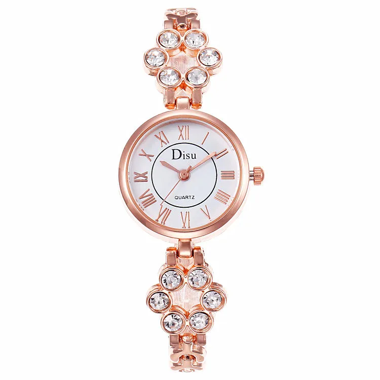 Foreign Trade Hot Selling Fashion WOMEN'S Bracelet Watch Diamond Set Alloy Rome Surface Watch Trend Versatile Quartz Watch Whole
Foreign Trade Hot Selling Fashion WOMEN'S Bracelet Watch Diamond Set Alloy Rome Surface Watch Trend Versatile Quartz Watch Whole