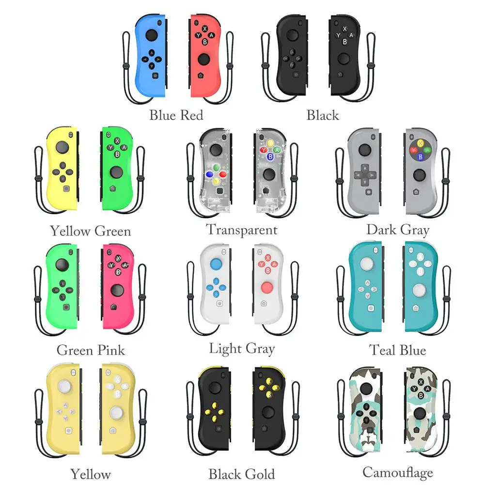 Gamepad LED Wireless Bluetooth Joystick For NS Switch Console Joy-Con Joystick Game Controllers Game Pad Games Accessories
Gamepad LED Wireless Bluetooth Joystick For NS Switch Console Joy-Con Joystick Game Controllers Game Pad Games Accessories