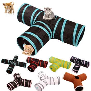 Pet Cat Tunnel Toys Foldable Pet Cat Kitty Training Interactive Fun Toy For Cats Rabbit Animal Play Tunnel Tube 3/4 Holes
Pet Cat Tunnel Toys Foldable Pet Cat Kitty Training Interactive Fun Toy For Cats Rabbit Animal Play Tunnel Tube 3/4 Holes