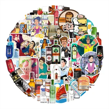 67pcs No Repeat Alcohol Wine Beer Stickers for Laptop Car Helmet Suitcase Computer Bike Motorcycle Adesivos Waterproof Sticker
67pcs No Repeat Alcohol Wine Beer Stickers for Laptop Car Helmet Suitcase Computer Bike Motorcycle Adesivos Waterproof Sticker