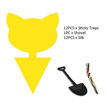 12pcs Pest Control Catcher Sticky Traps Indoor Outdoor Protect Plant Odorless Fungus Gnats Garden Yellow Dual Sided Fruit Fly 
12pcs Pest Control Catcher Sticky Traps Indoor Outdoor Protect Plant Odorless Fungus Gnats Garden Yellow Dual Sided Fruit Fly