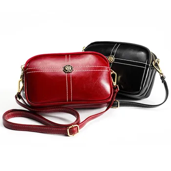 Luxury Handbags Women Designer Oil Wax Leather Pouch Handbags High Quality Genuine Leather Crossbody Messenger Bags For Women
Luxury Handbags Women Designer Oil Wax Leather Pouch Handbags High Quality Genuine Leather Crossbody Messenger Bags For Women