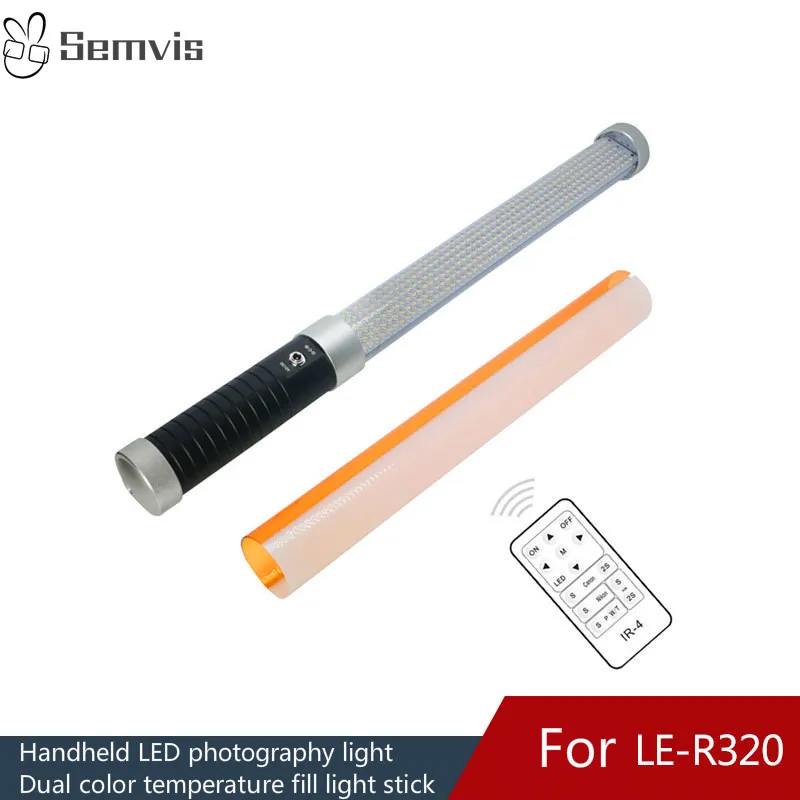 Photographic Lighting LE-R320 Hand-held Led Light Ice Lamp Handheld Camera Lamp Adjustable Color Temperature Light
Photographic Lighting LE-R320 Hand-held Led Light Ice Lamp Handheld Camera Lamp Adjustable Color Temperature Light