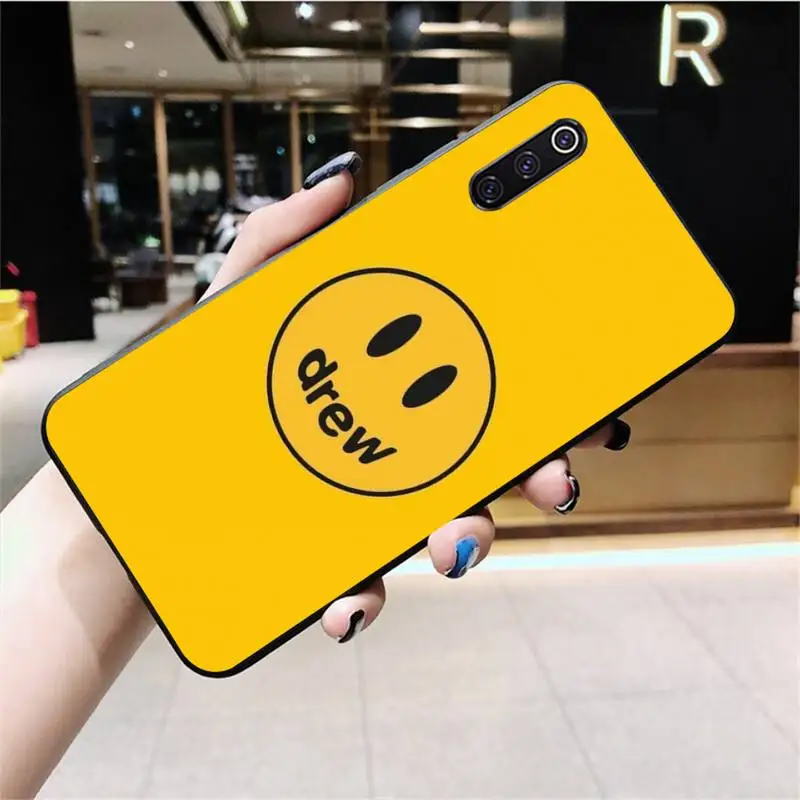 YJZFDYRM роскошный бренд Drew House Джастин Бибер чехол для телефона Капа Xiaomi Mi10 10Pro 10 lite Mi9