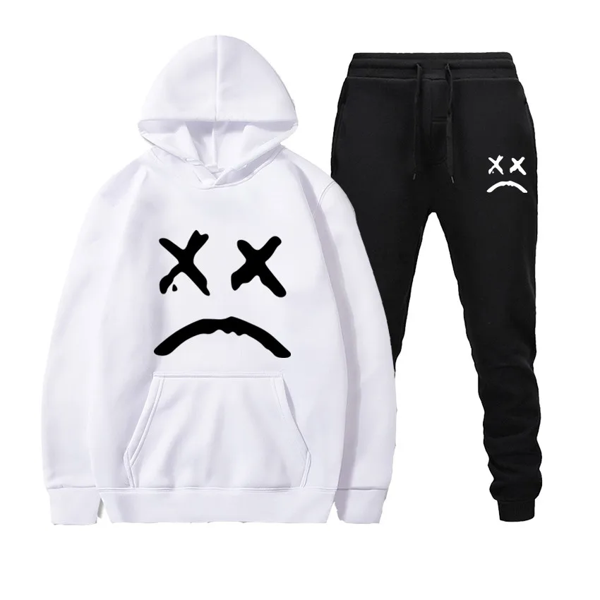 Autumn and winter new brand sports shirt + sports pants suit men and women hip-hop casual fashion pullover two-piece suit
Autumn and winter new brand sports shirt + sports pants suit men and women hip-hop casual fashion pullover two-piece suit