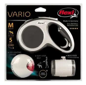 FLEXI FLEXI VARIO CORD SET - Flexi set for walking, 5 m in size M, anthracite
FLEXI FLEXI VARIO CORD SET - Flexi set for walking, 5 m in size M, anthracite