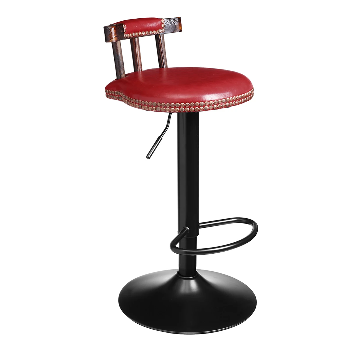 Vintage Retro Style Bar Chair Leather Kitchen Bar Pub Pedal Stools Swivel Simple High Dining Chair Home Kitchen Footrest Chair
Vintage Retro Style Bar Chair Leather Kitchen Bar Pub Pedal Stools Swivel Simple High Dining Chair Home Kitchen Footrest Chair