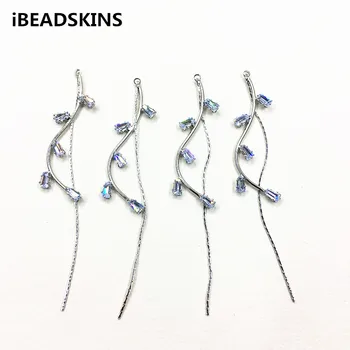 New arrival! 80x3mm 30pcs Zircon with Chain charm/Connectors Connectors for Necklace,Earrings parts,hand Made Jewelry DIY
New arrival! 80x3mm 30pcs Zircon with Chain charm/Connectors Connectors for Necklace,Earrings parts,hand Made Jewelry DIY