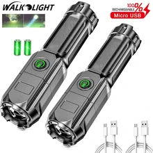 2pcs High Power LED Flashlights Strong Light Focusing Flash Light USB Rechargeable Zoom Outdoor Lighting Powerful LED Flashlight
2pcs High Power LED Flashlights Strong Light Focusing Flash Light USB Rechargeable Zoom Outdoor Lighting Powerful LED Flashlight