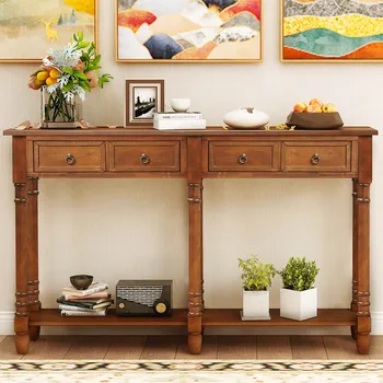 Storage Console Tables for Entryway with Drawers and Shelf Rectangular Living Room Table Console Table Sofa Table
Storage Console Tables for Entryway with Drawers and Shelf Rectangular Living Room Table Console Table Sofa Table