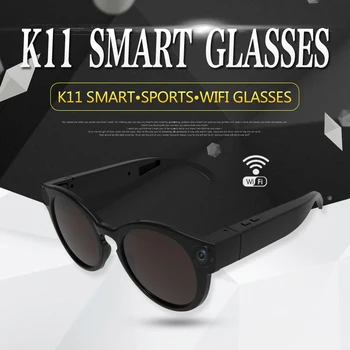K11 Smart Camera Glasses HD 1080p Mini Digital Video Camera Recorder Eyewear DVR Video Recorder Built-in Battery Camcorder
K11 Smart Camera Glasses HD 1080p Mini Digital Video Camera Recorder Eyewear DVR Video Recorder Built-in Battery Camcorder