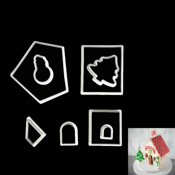 8pcs/set Plastic Sugarcraft Cookie Cutters Christmas House Tree Biscuit Mould Cake Embossing Decor Mold Baking Tool
8pcs/set Plastic Sugarcraft Cookie Cutters Christmas House Tree Biscuit Mould Cake Embossing Decor Mold Baking Tool