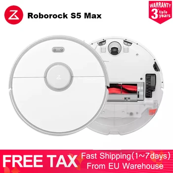 New Roborock S5 Max Robot Vacuum Cleaner Wireless 5200mAh Battery For Home Automatic Sweeping Dust Sterilize APP Smart Planned
New Roborock S5 Max Robot Vacuum Cleaner Wireless 5200mAh Battery For Home Automatic Sweeping Dust Sterilize APP Smart Planned