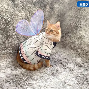 Funny Cat Costumes Demon Slayer Cat Clothes Kitty Kitten Halloween Cosplay Costume Puppy Suits Dressing Up Party Clothes For Cat
Funny Cat Costumes Demon Slayer Cat Clothes Kitty Kitten Halloween Cosplay Costume Puppy Suits Dressing Up Party Clothes For Cat