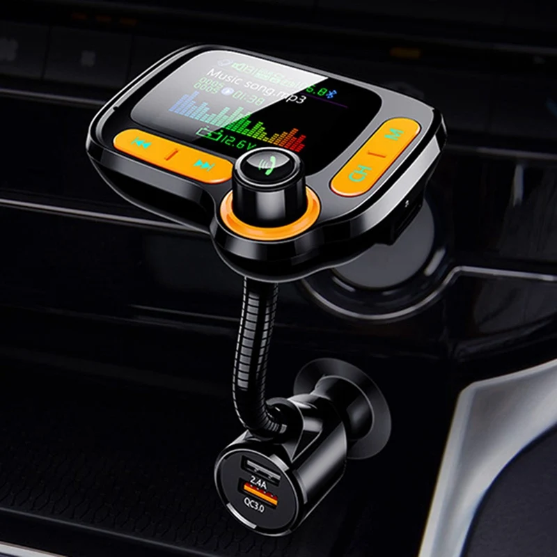 Car Wireless Bluetooth FM Transmitter Phone Handsfree MP3 Music Player Color Screen With Dual USB QC3.0 Quick Charge
Car Wireless Bluetooth FM Transmitter Phone Handsfree MP3 Music Player Color Screen With Dual USB QC3.0 Quick Charge