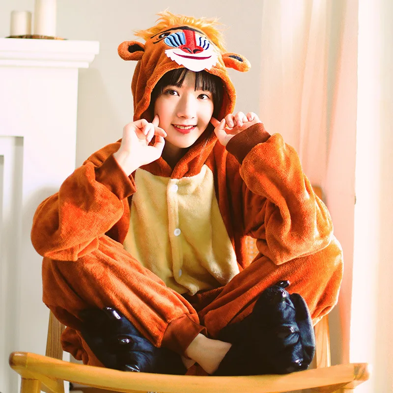 Цельная пижама в виде животных kegurumi onsie фланелевая теплая Пижама животные кигуруми комбинезоны с капюшоном с длинным рукавом для взрослых
Цельная пижама в виде животных kegurumi onsie фланелевая теплая Пижама животные кигуруми комбинезоны с капюшоном с длинным рукавом для взрослых