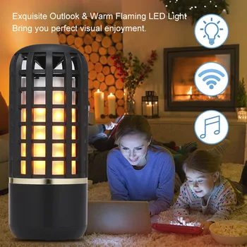 Wireless Bluetooth Speakers BT 4.2 Sound Box TWS Flame Speakers Support TF Card U-Disk FM Radio Hands-free Call LED Light
Wireless Bluetooth Speakers BT 4.2 Sound Box TWS Flame Speakers Support TF Card U-Disk FM Radio Hands-free Call LED Light