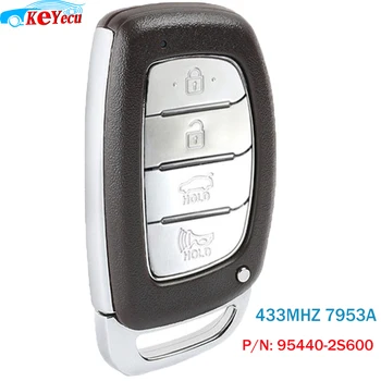KEYECU Aftermarket 4 Button Smart Remote Car Key Fob Key 433MHZ 7953A Chip For Hyundai Tucson 2014 2015 P/N: 95440-2S600
KEYECU Aftermarket 4 Button Smart Remote Car Key Fob Key 433MHZ 7953A Chip For Hyundai Tucson 2014 2015 P/N: 95440-2S600