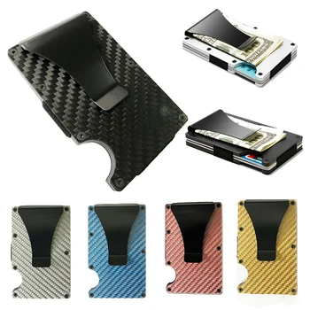 2020 Carbon Fiber Credit Card Holder RFID Ultrathin Metal Wallet Purse Male Business Card Holder Carteira Masculina Billetera
2020 Carbon Fiber Credit Card Holder RFID Ultrathin Metal Wallet Purse Male Business Card Holder Carteira Masculina Billetera