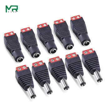 10pcs /5 sets red Male + Female 12V 2.1x5.5MM DC Power Jack Plug Audio AUX free welding socket Connector
10pcs /5 sets red Male + Female 12V 2.1x5.5MM DC Power Jack Plug Audio AUX free welding socket Connector
