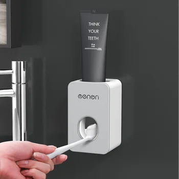 Automatic squeezing toothpaste set wall-mounted toothpaste-free toothbrush Bathroom Shelves
Automatic squeezing toothpaste set wall-mounted toothpaste-free toothbrush Bathroom Shelves