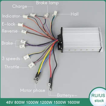 Brushless Motor Controllers 12Mosfet 48V 800W 1000W 1200W 1500W 1600W Electric Bicycle Speed Controller Scooter 
Brushless Motor Controllers 12Mosfet 48V 800W 1000W 1200W 1500W 1600W Electric Bicycle Speed Controller Scooter