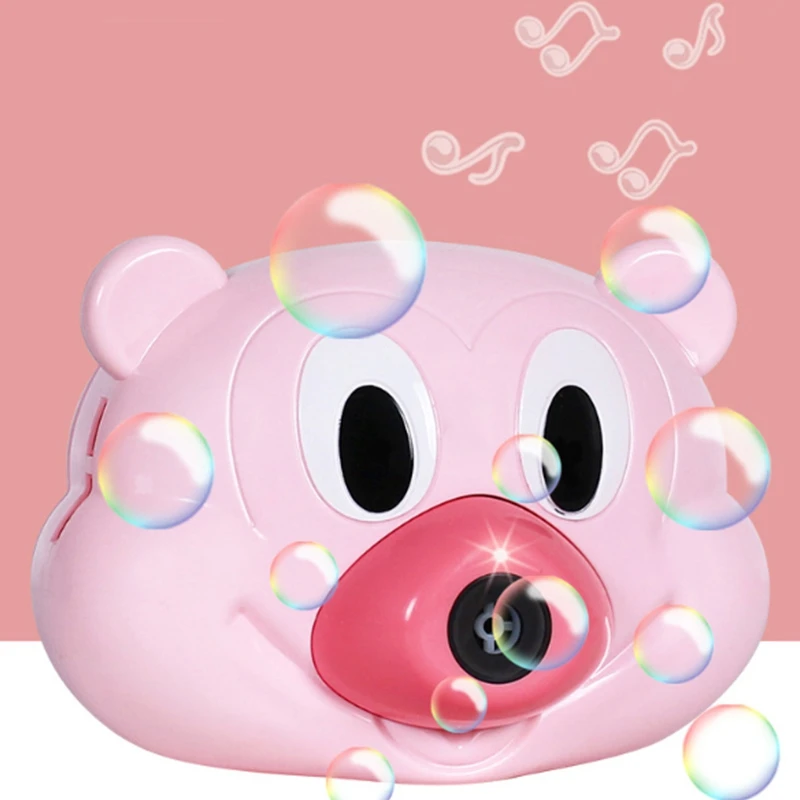 Cute Cartoon Pig Camera Kids Baby Bubble Machine Rechargeable Automatic Bubble Maker Gift for Girlfriend Bath Toys for Children
Cute Cartoon Pig Camera Kids Baby Bubble Machine Rechargeable Automatic Bubble Maker Gift for Girlfriend Bath Toys for Children
