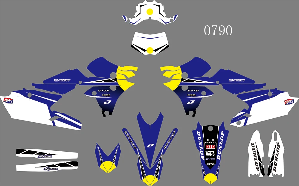 0790 Motorcycle Team Graphic & Backgrounds Decal Sticker Kits for YAMAHA WR250F 2015 2016 2017 2018 and WR450F 2016 2017 2018
0790 Motorcycle Team Graphic & Backgrounds Decal Sticker Kits for YAMAHA WR250F 2015 2016 2017 2018 and WR450F 2016 2017 2018