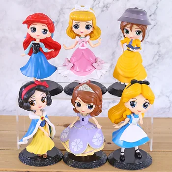 Princess Dolls Alice Ariel Cinderella Snow White Sofia Jane Q Version PVC Figure Collectible Toys
Princess Dolls Alice Ariel Cinderella Snow White Sofia Jane Q Version PVC Figure Collectible Toys