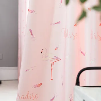 Northern Europe Flamingo Simple Modern Rural Shading Curtains for Living Dining Room Bedroom.
Northern Europe Flamingo Simple Modern Rural Shading Curtains for Living Dining Room Bedroom.