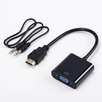 exbom 1080P HDMI to VGA Adapter Digital to Analog Converter Cable For Xbox PS4 PC Laptop TV Box to Projector Displayer HDTV
exbom 1080P HDMI to VGA Adapter Digital to Analog Converter Cable For Xbox PS4 PC Laptop TV Box to Projector Displayer HDTV