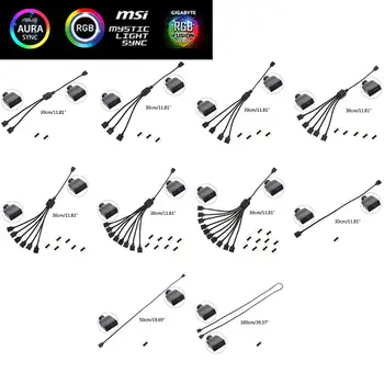 12V 4Pin AURA RGB Extension Adapter Cable Motherboard to RGB Connector Splitter Hub Cord for PC LED Light Strip
12V 4Pin AURA RGB Extension Adapter Cable Motherboard to RGB Connector Splitter Hub Cord for PC LED Light Strip
