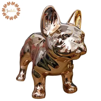 2 Colors Plating Cute Bull Dog Money Boxes Imitation Dog Piggy Bank Living Room Cabinet Ornaments Decorative Art Ceramic Crafts
2 Colors Plating Cute Bull Dog Money Boxes Imitation Dog Piggy Bank Living Room Cabinet Ornaments Decorative Art Ceramic Crafts