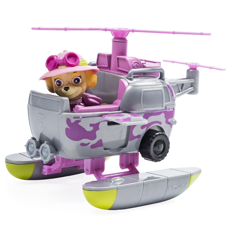 

Original Paw Patrol toy Jungle Tracker Chase Marshall Skye Rescue Vehicle Toy Set Action Figure Model Puppy Patrol Kid Gift