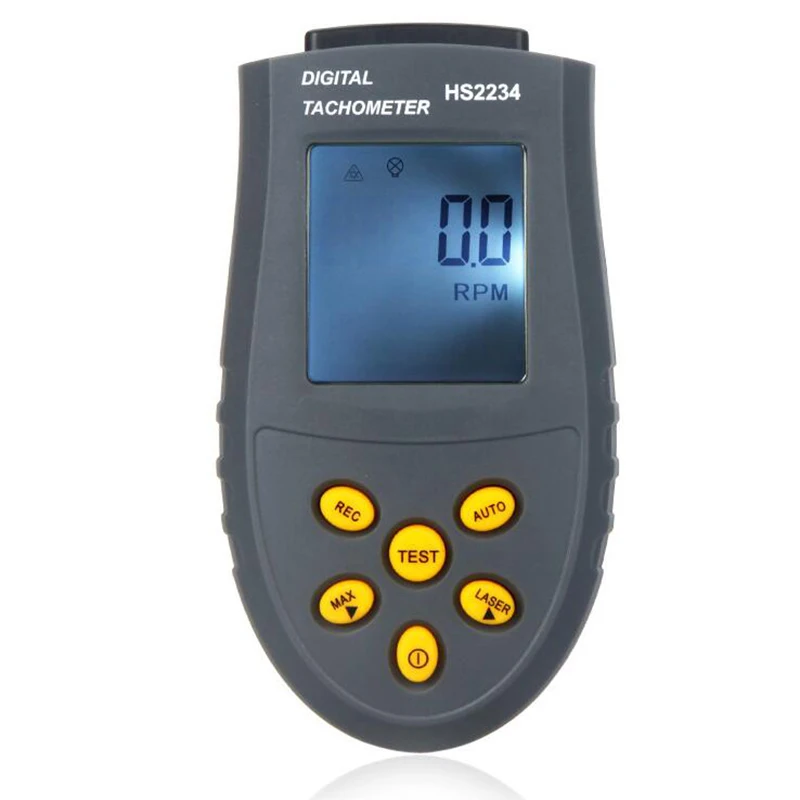Digital Tachometer LCD RPM Test Small Engine Motor Speed Gauge Non-Contact HS2234 (No Battery)
Digital Tachometer LCD RPM Test Small Engine Motor Speed Gauge Non-Contact HS2234 (No Battery)
