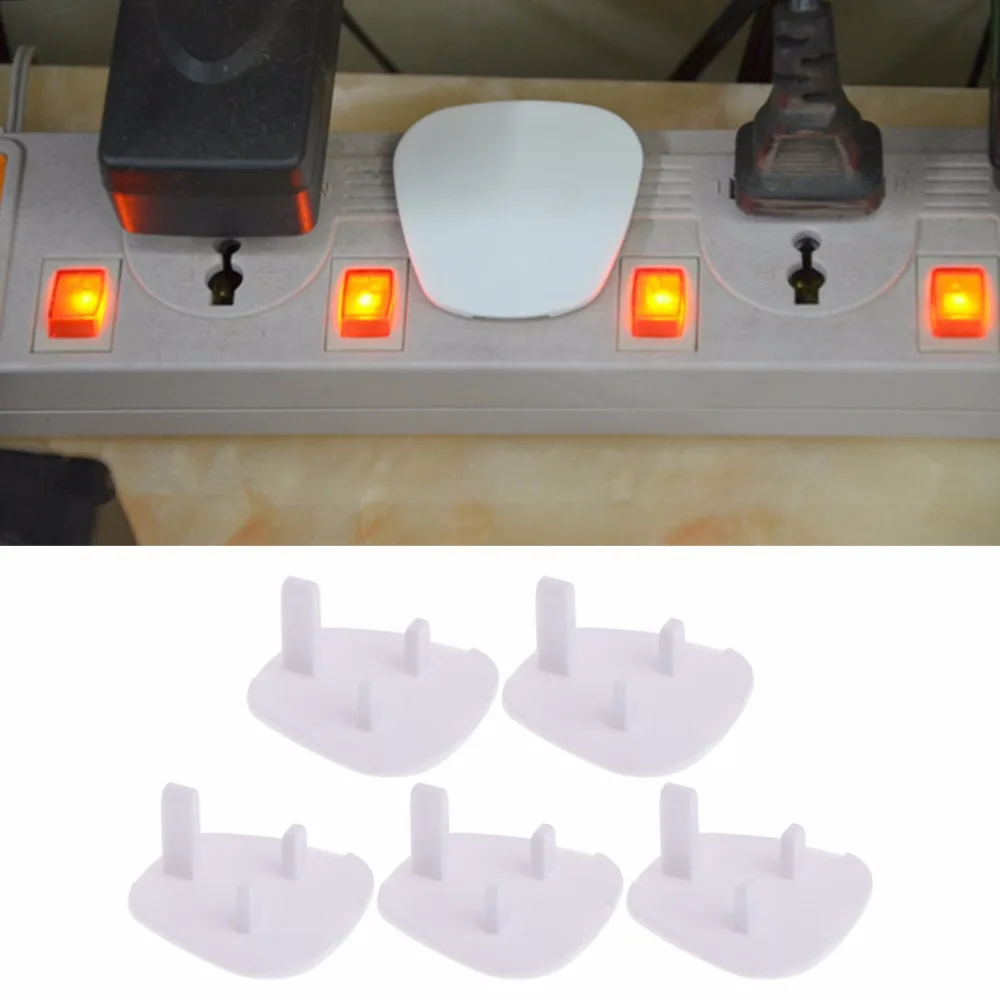 New 5Pcs UK Power Socket Outlet Mains Plug Cover Baby Child Safety Protector Guard White Color
New 5Pcs UK Power Socket Outlet Mains Plug Cover Baby Child Safety Protector Guard White Color