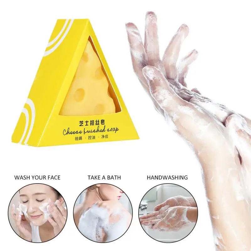 1PC Handmade Soap Cheese Soap Brushed Soap Moisturizing Oil-control Anti-mites Anti-acnes Facial Body Cleansing Soap TSLM2
1PC Handmade Soap Cheese Soap Brushed Soap Moisturizing Oil-control Anti-mites Anti-acnes Facial Body Cleansing Soap TSLM2