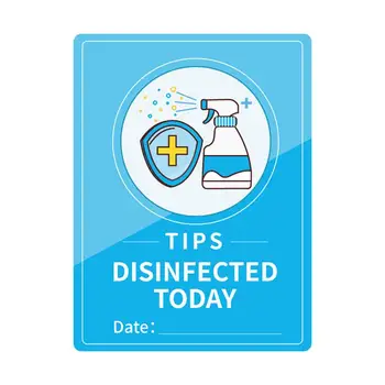 1 Pc Acrylic Sign Wall Sticker Back-adhesive Practical Warm Reminder Sign Wall Decal for Public Area Blue (DISINFECTED TODAY)
1 Pc Acrylic Sign Wall Sticker Back-adhesive Practical Warm Reminder Sign Wall Decal for Public Area Blue (DISINFECTED TODAY)