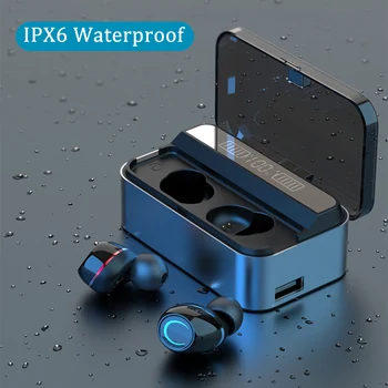 Bluetooth 5.0 Earphones 3500mah Stereo Wireless Earbus Hifi TWS Bluetooth Earphone With Microphone LED Display Headphone
Bluetooth 5.0 Earphones 3500mah Stereo Wireless Earbus Hifi TWS Bluetooth Earphone With Microphone LED Display Headphone