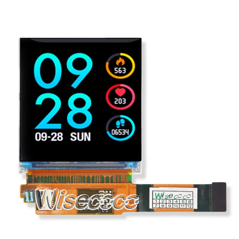 Wisecoco 1.6 inch Smart Watch Wearable LCD Display H160QVN01.0 TFT LCD Screen 320x320 MIPI connector Sunlight Readable Panel
Wisecoco 1.6 inch Smart Watch Wearable LCD Display H160QVN01.0 TFT LCD Screen 320x320 MIPI connector Sunlight Readable Panel