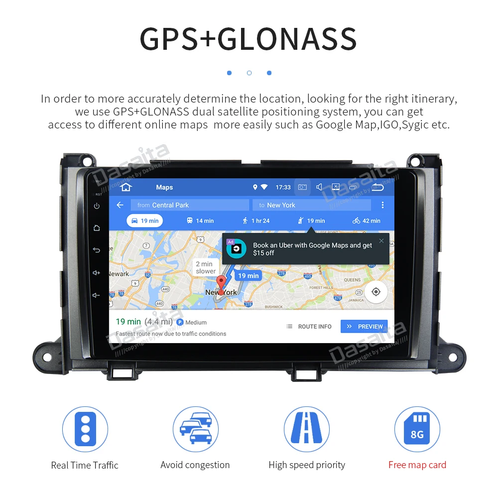 Discount 9" IPS Touch Screen Car Multimedia Player System for Toyota Sienna XL30 2010 2011 2012 2013 2014 with Android 9.0 GPS Navigator 11