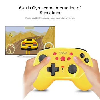 The New IPEGA PG-9162Y Mini Bluetooth Game Controller Wireless Wired Connection Supports TURBO Six-axis Gyroscope for N-Switch
The New IPEGA PG-9162Y Mini Bluetooth Game Controller Wireless Wired Connection Supports TURBO Six-axis Gyroscope for N-Switch