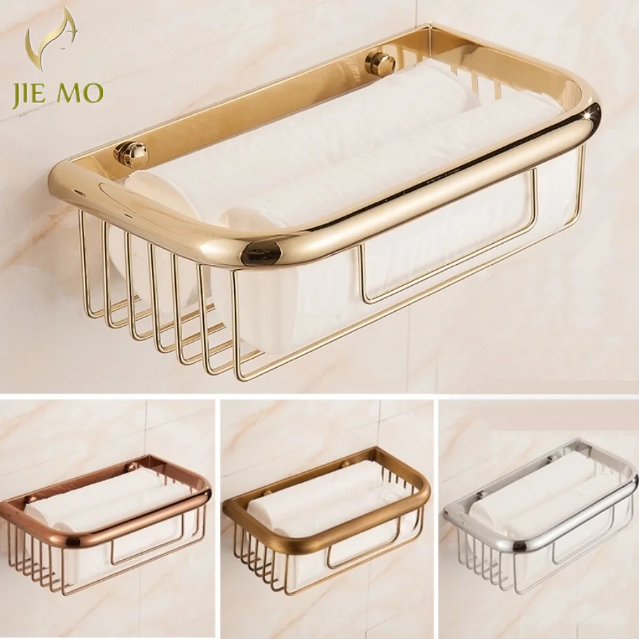 Wall Mounted brass solid brass Bathroom Shower shampoo Shelf bathroom Basket Holder Fashion paper holder 2520
Wall Mounted brass solid brass Bathroom Shower shampoo Shelf bathroom Basket Holder Fashion paper holder 2520