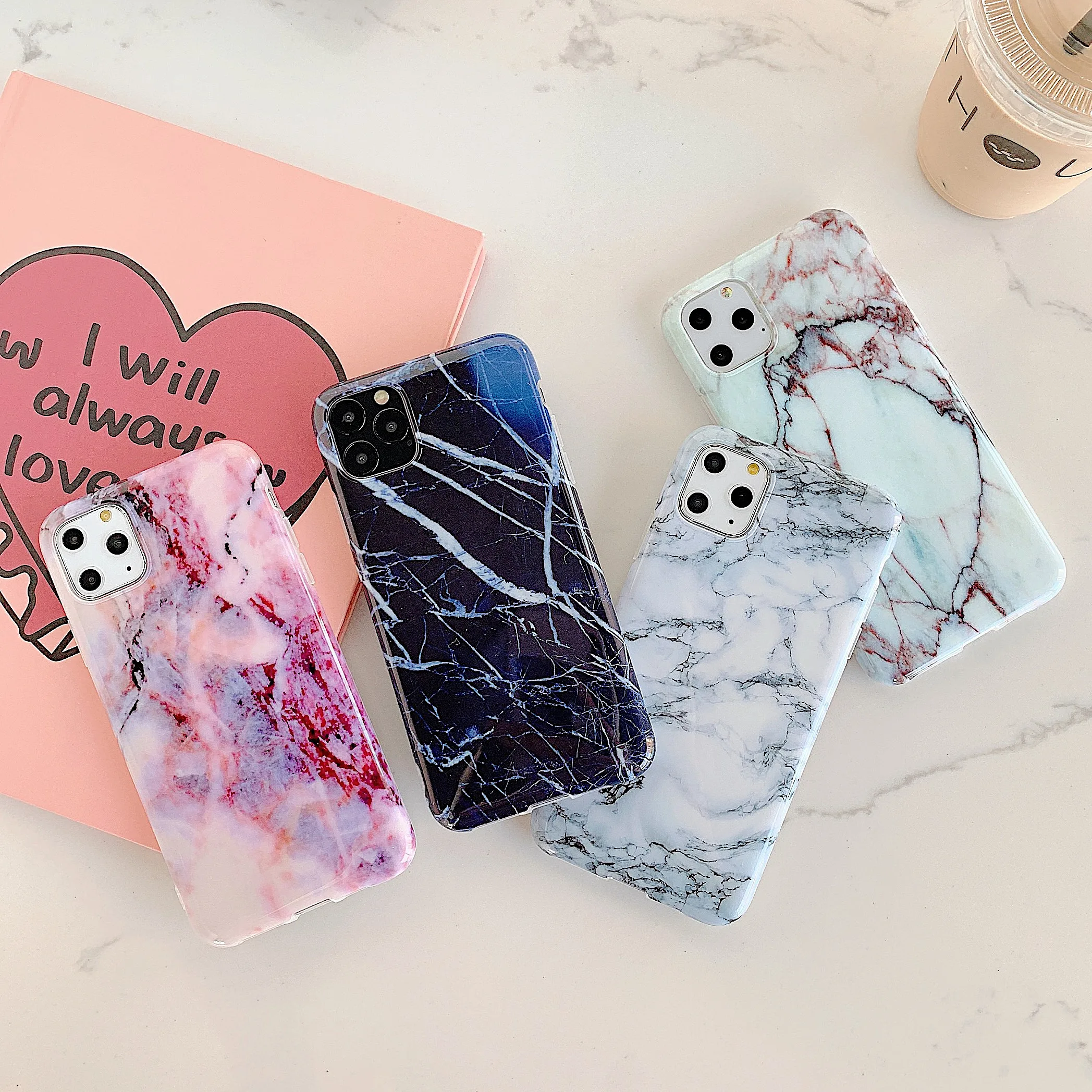 Marble phone case For iphone 7 6s 6 8 8Plus X XS XR XsMAX 11Pro 11 11ProMAX SE2020 Smooth IMD soft silicone Anti-fall back cover
Marble phone case For iphone 7 6s 6 8 8Plus X XS XR XsMAX 11Pro 11 11ProMAX SE2020 Smooth IMD soft silicone Anti-fall back cover