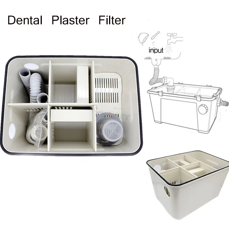 1set Dental plaster filter plaster trap plaster filter plaster sedimentation tank 8-layer filtration dental equipment 
1set Dental plaster filter plaster trap plaster filter plaster sedimentation tank 8-layer filtration dental equipment